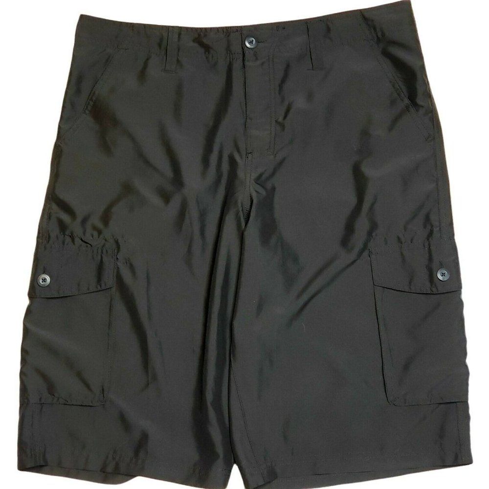 Ocean Current Men's Casual Shorts Polyester Size 36 Waist  Black